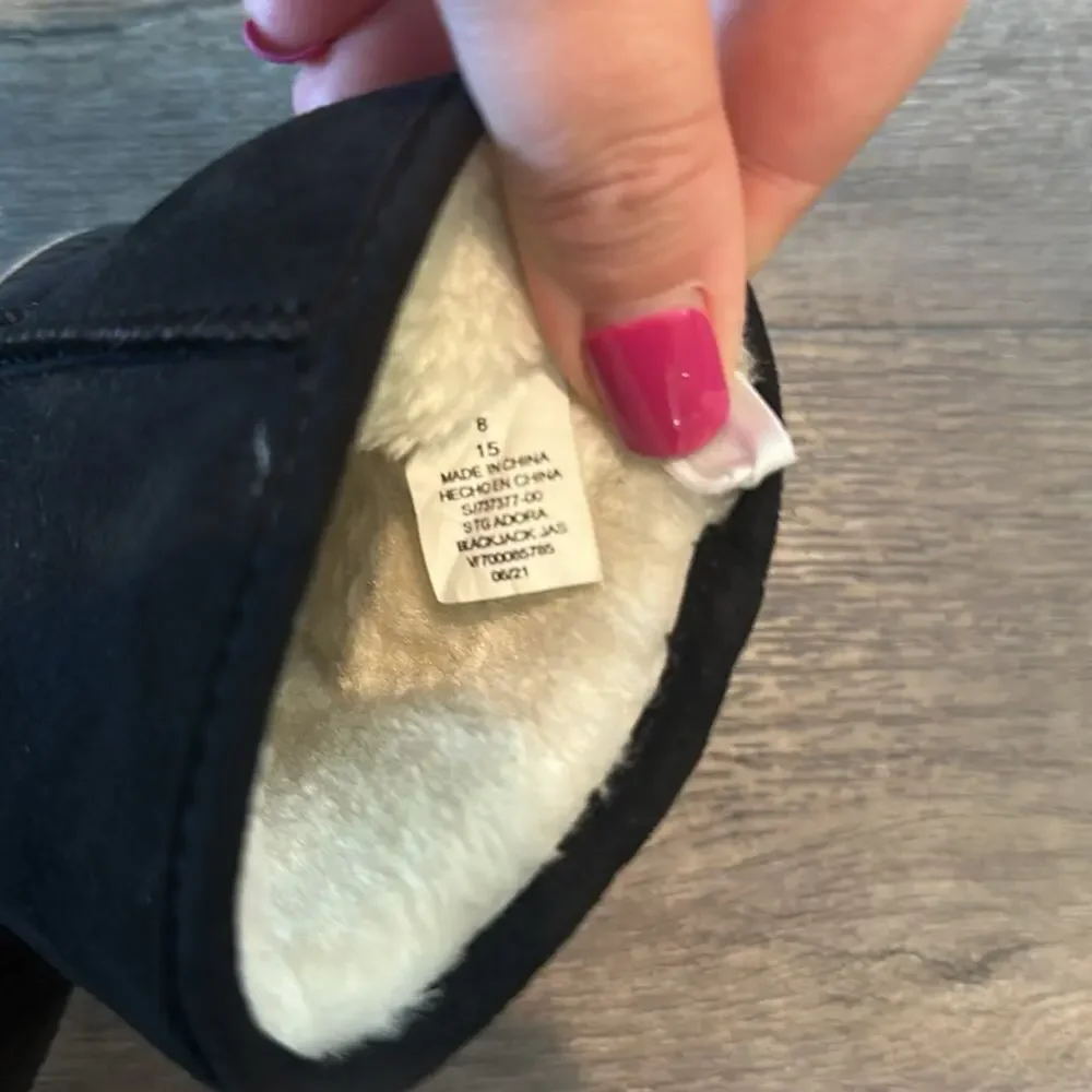 Old Navy‎ Toddler Girl's 8 Faux Suede Black Boots
